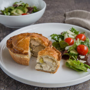 chicken and leek pie