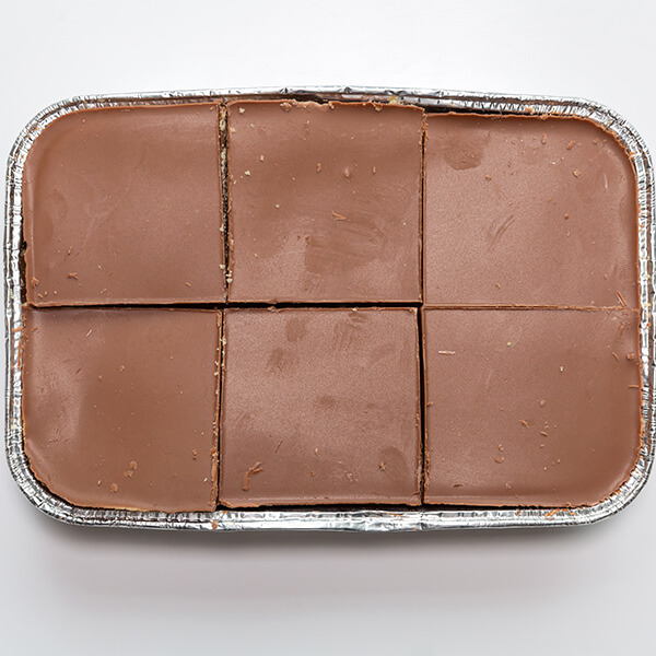 caramel millionaires shortcake tray