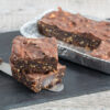 Dark Peanut Raisin Squares