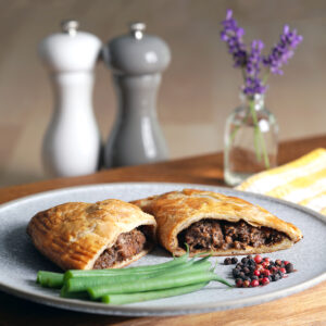 peppered steak pasty cut