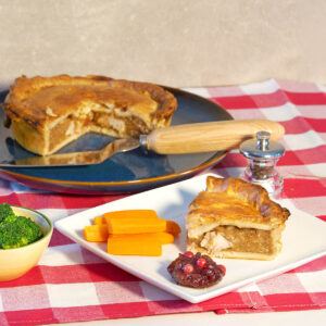 Just Turkey large pie cut