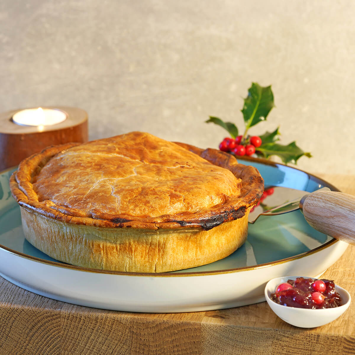 Turkey-trimmings-large-uncut-1200x1200px Turkey with all the trimmings Large Pie uncut