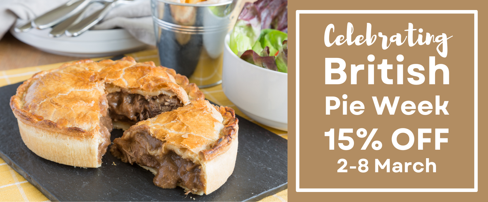 British pie week , 15% off