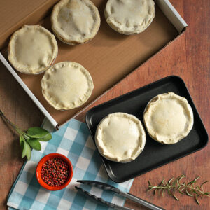TRPC_new_range_pies_box_1000x1000 pack of 6 individual pies in a box, uncooked