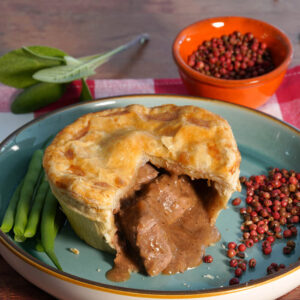 The real pie company peppered steak individual pie, pack of 6